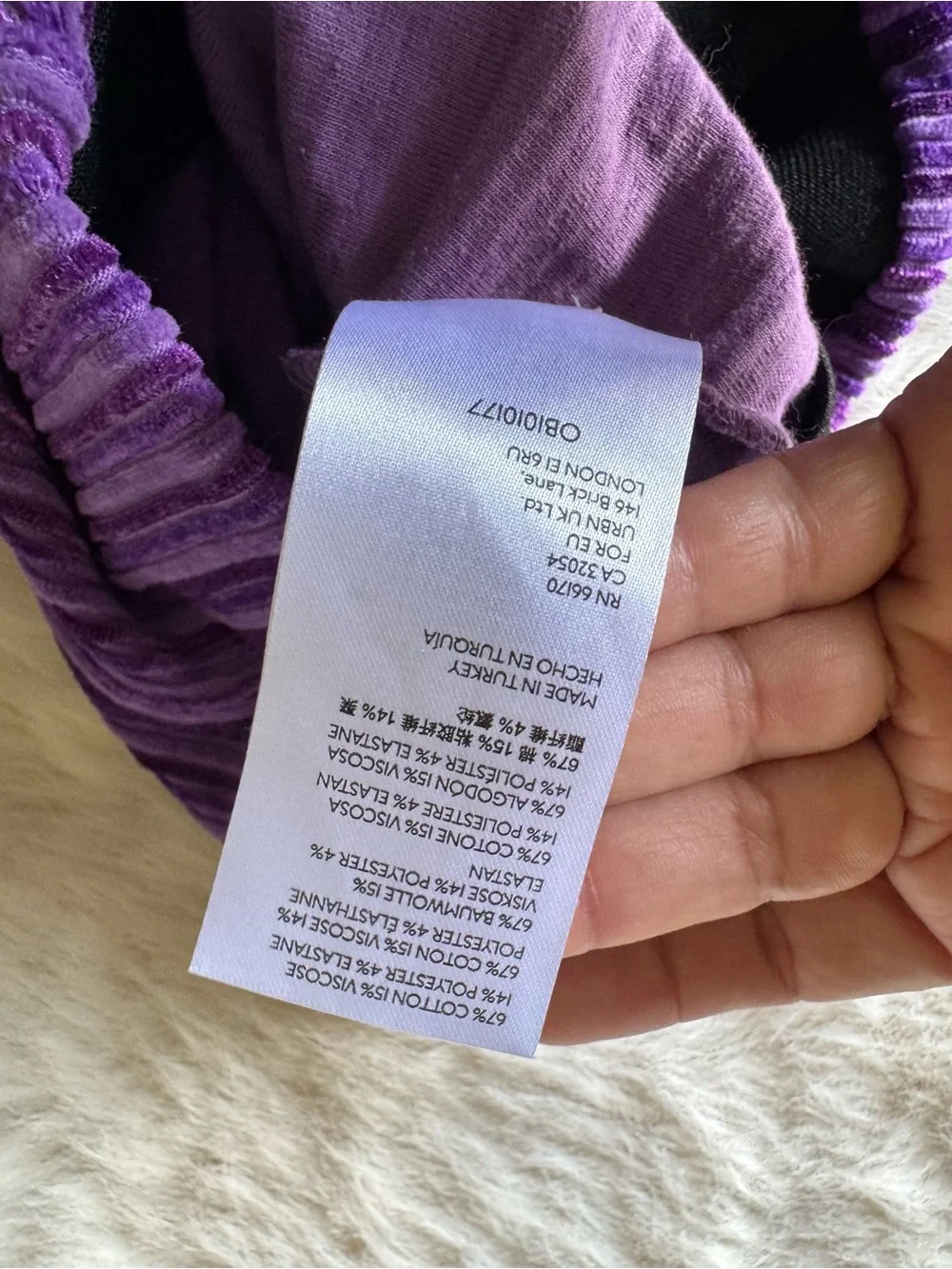 Free People Deep Purple Pleated Wide-Leg Pants